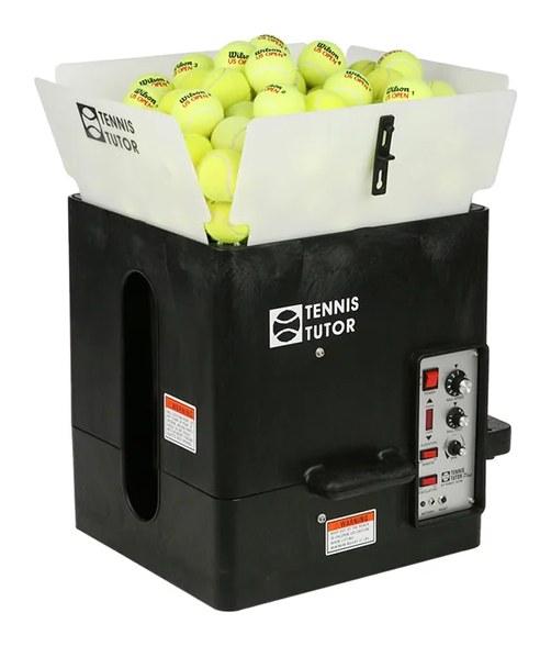 Tennis Tutor Plus tennis ball machine for rent in Houston and San Jose